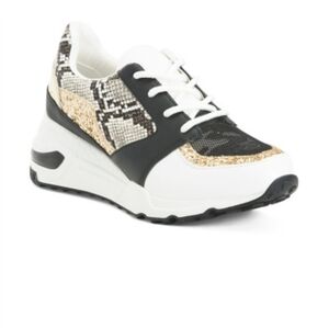 Steve Madden Mix Media Wedge Sneakers